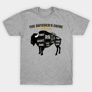 buffalo-cutting-charts-NO-background.png T-Shirt